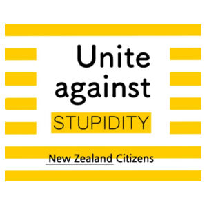 Unite Against Stupidity - Mens Staple Organic Tee Design